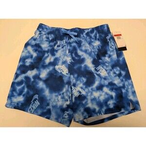 NEW Nike Swim Trunks NESSF513-400 Blue  White $66 Men's Size Large